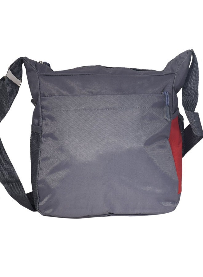 SRI Men's/Boys Casual Messenger Sling Cross Body One Side Polyester Shoulder Bag for Travel Office Business College (Red) - Image 4